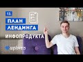 План продающего текста для продажи (инфопродукта) курса через лендинг. Создание онлайн-школы