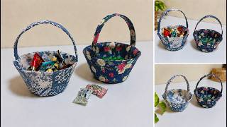 Cute & Easy Easter Basket Sewing Tutorial | Multipurpose Fabric Bag DIY