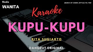 Kupu-kupu (Rita sugiarto) - karaoke dangdut nada wanita/cewek Bm