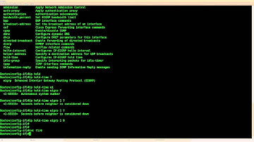 EIGRP Timers lab in GNS3