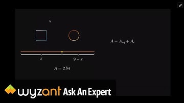 Minimum Area of Combined Circle and Square