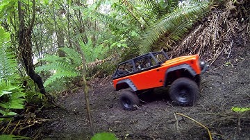 JRP RC - Axial SCX10 Dingo - First Trail Run Part 1
