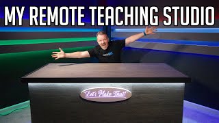 Ultimate Remote Teaching Home Studio Reveal - BETTER Than Joe Rogan’s