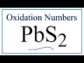 Oxidation States of Lead and Sulfur
