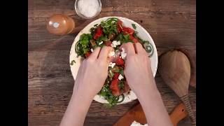 Wassermelonen Salat mit Feta | MinusL