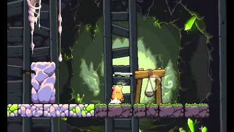 Cave chaos 2 - Nitrome Gameplay by Magicolo