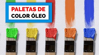 🎨 PALETAS DE COLORES para pintar en ÓLEO (rostros, paisajes o bodegones) Principiantes