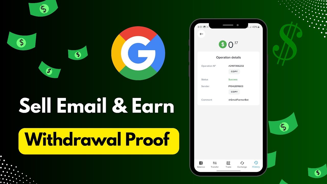 Sell Email and Earn money || Through gmailfarmerbot || How to make money online