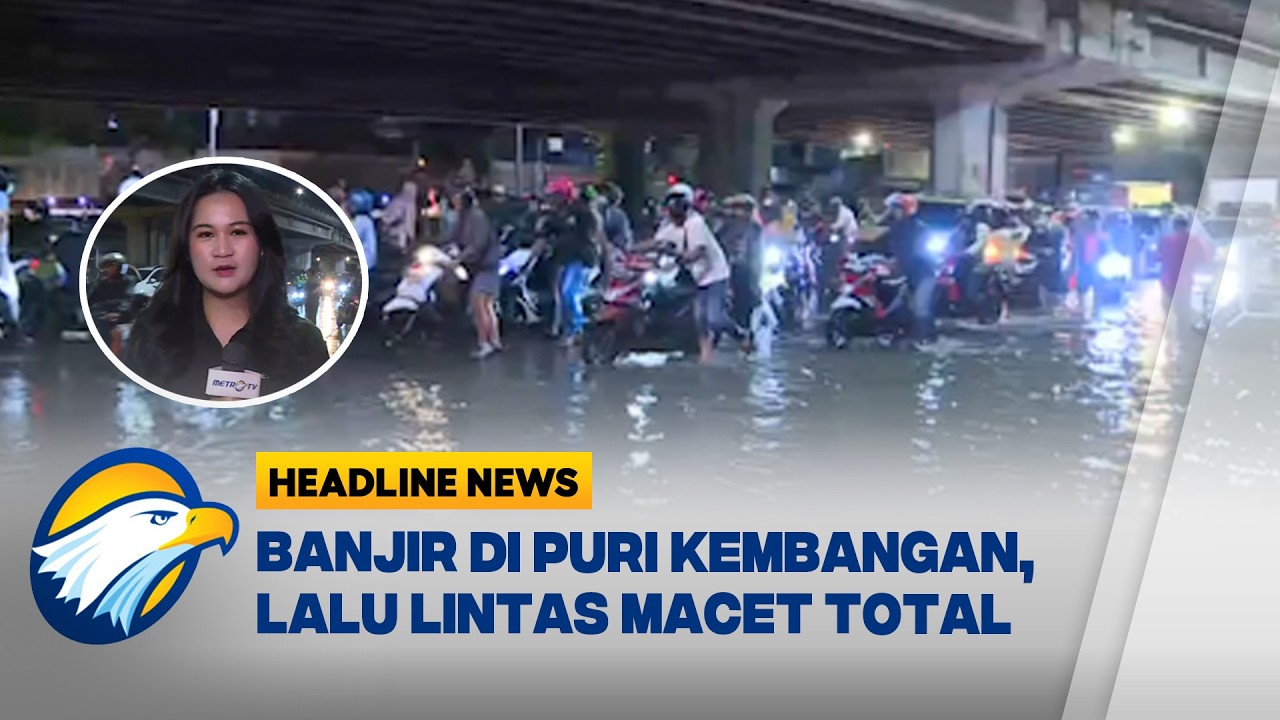 [HEADLINE NEWS 20/02] Banjir di Puri Kembangan Picu Kemacetan Panjang