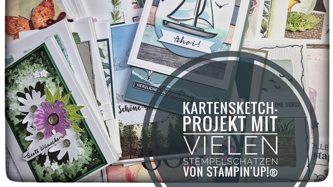 Kartensketch-Projekt mit vielen Schätzen von Stampin`Up!®