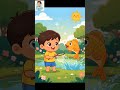 🐟 Khoka Gelo Mach Dhorte | Bangla Cute Fish Rhyme for Kids 👶🎵 #kidssongs #cartoon #childhoodsongs