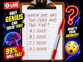 🔴 LIVE Maths IQ Show #maths #puzzle #quiz #brainrot #shorts  #iqtest