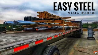 EASY STEEL | My Trucking Life | Vlog #2958