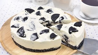 โอรีโอชีสเค้กแบบไม่อบ | Oreo Cheese Cake No Bake