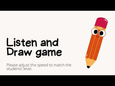 Listen and Draw game 1: landscape