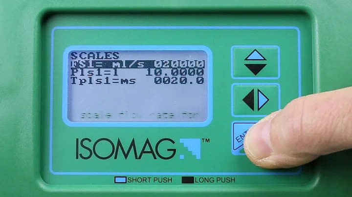 Electromagnetic flowmeter FLOWIZ MV - How set unit measure, flowrate full-scale and 4..20mA range?