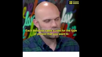 James Clear: Your habits provide evidence of your desired identity. #shorts