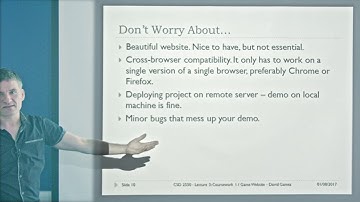 CSD 2550 – Week 2 | Lecture 3: Coursework 1 / Game Website - David Gamez