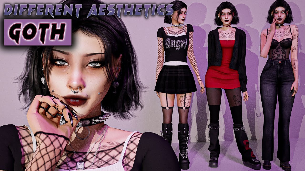 Sims 4 Cc Goth Hair 2024 Hairstyles Ideas