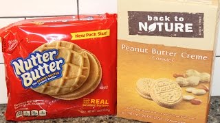 Nutter Butter vs Back To Nature – Peanut Butter Cookies Blind Taste Test