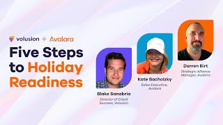 Five Steps to Holiday Readiness with Avalara | Ecommerce Webinar
