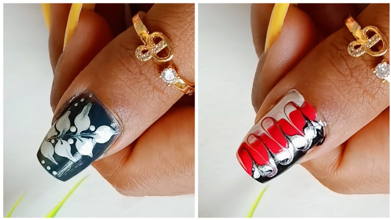 only Toothpick Nail Art Designs For Beginners 🤔 YouTube