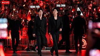 FULL FANCAM! Xiao Zhan STUNS at YSL Beauty Hong Kong Event 😱🔥 Fans Go Wild!