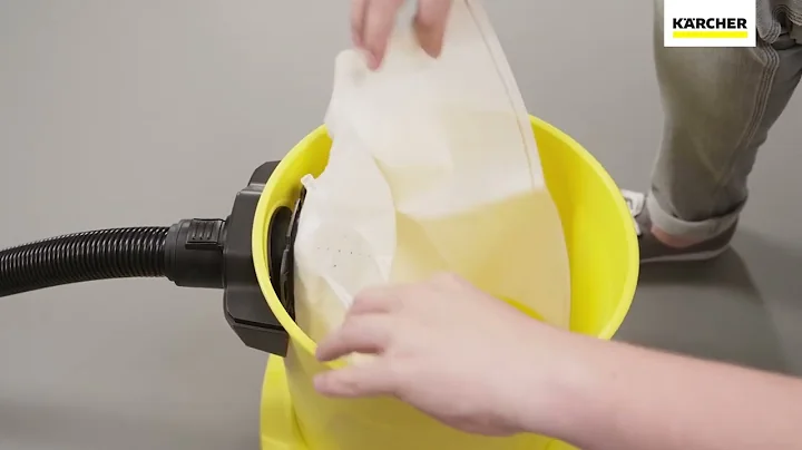 How to insert a filter bag in Kärcher WD Wet & Dry Vacuum Cleaners | Kärcher UK