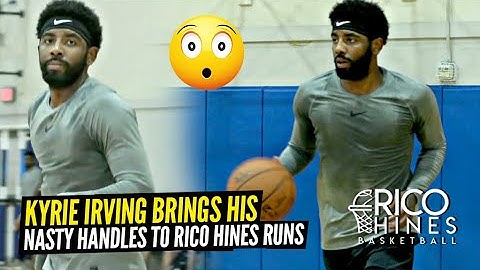 Kyrie Irving Shows Off His NASTY HANDLES at Rico Hines Private Runs!