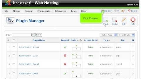 Plugin Manager in Joomla | Tutorial
