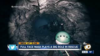 Full face mask plays big role in Thailand rescue