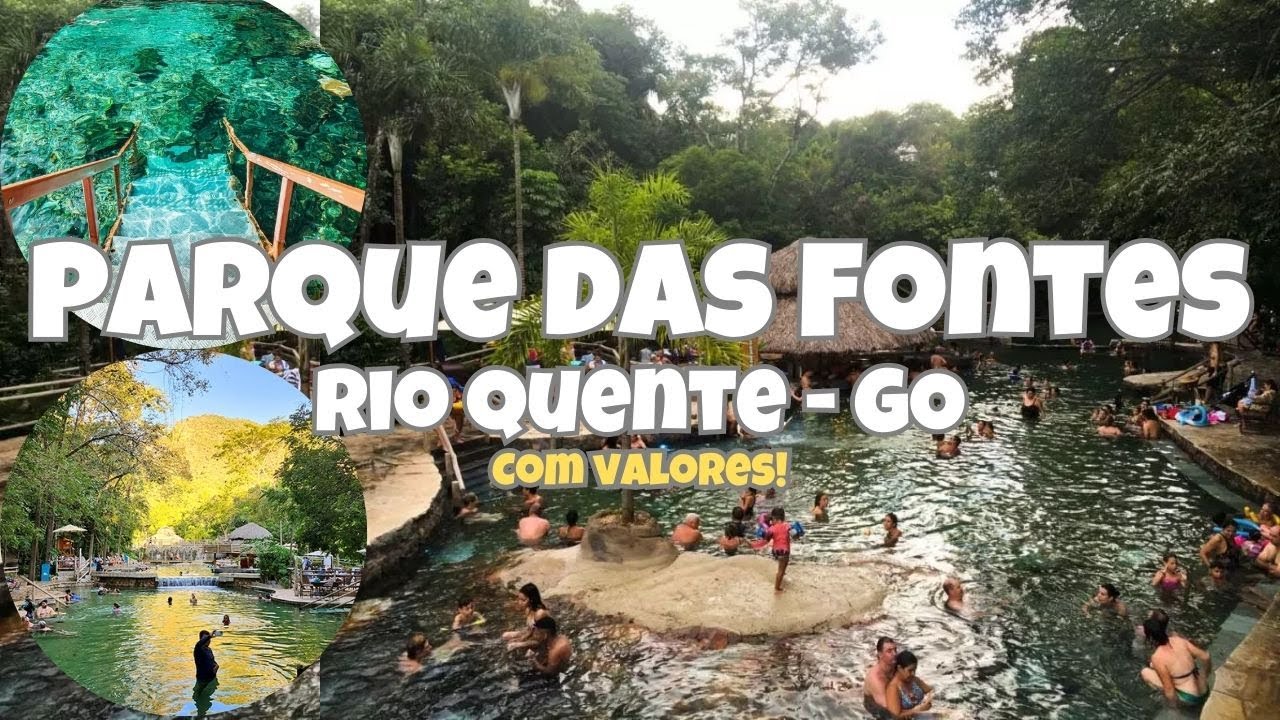 Conheça o Parque das Fontes em RIO QUENTE - GO