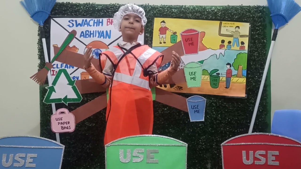 lines on sweeper for fancy dress competition community helper | sweeper | 5 lines | kids | age 5-6 yrs | 1st class |  activity| mehar_cutie