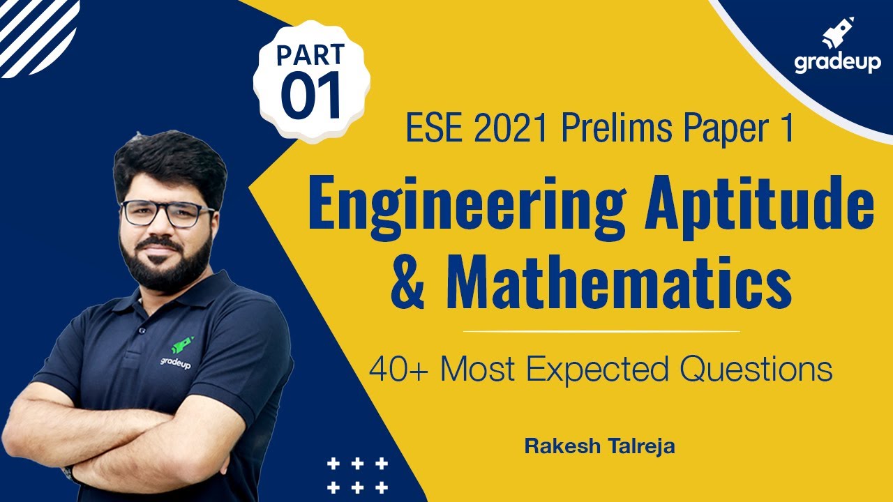 engineering-aptitude-mathematics-part-1-40-imp-questions-ese2021-rakesh-talreja