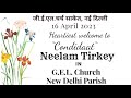 Welcome of new condidaat neelam tirkey  gel church new delhi parish