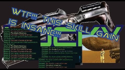 ENTROPIA UNIVERSE: GAINING SKILL FAST AND FREE (NO PED NO MISSION)