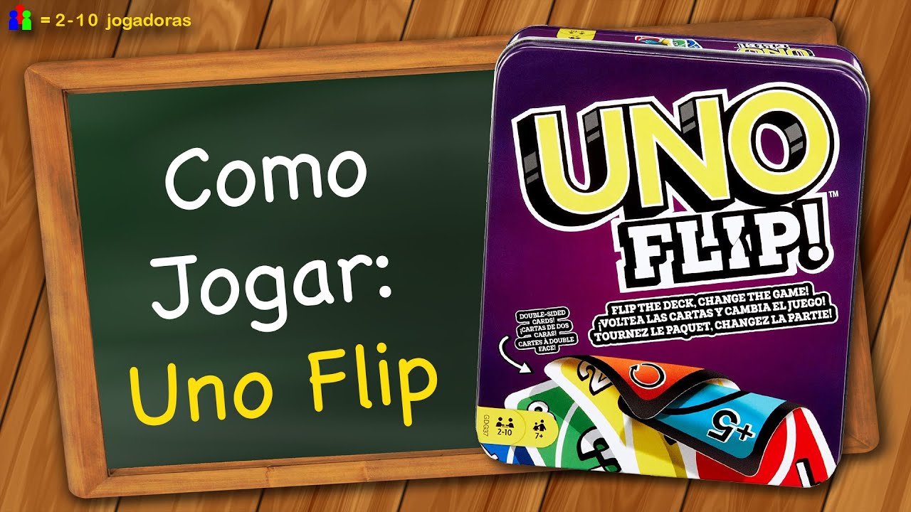 COMO JOGAR UNO FLIP  Cartas com números dos dois lados e novas