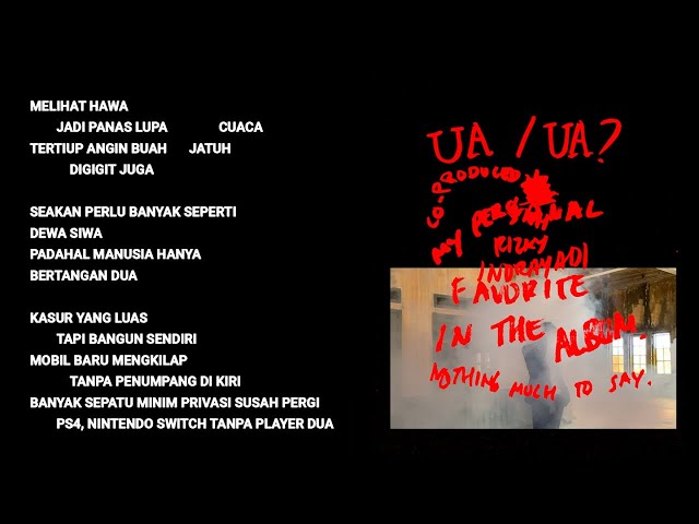 Hindia - Untuk Apa / Untuk Apa? (​Official Lyric u0026 Commentary Video) class=