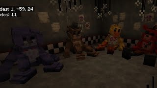 Los animatronicos de fnaf están en Minecraft !!