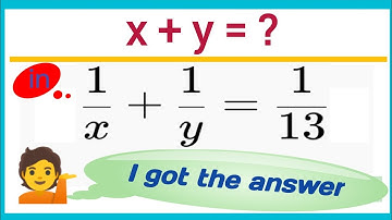 Nice Math Olympiad Algebra Equation | How to Solve for x and y | x+y=?