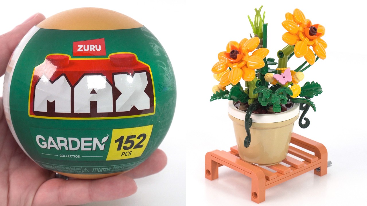 Обзор садового набора Zuru MAX! Удивительная цена за сборный цветок всего за 10 долларов. 