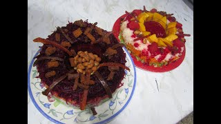 Rosca de verduras con chamoy