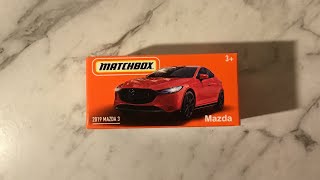Matchbox 2019 Mazda 3 Unboxing