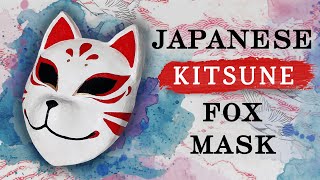 How to make a Japanese Kitsune mask! (fullface)