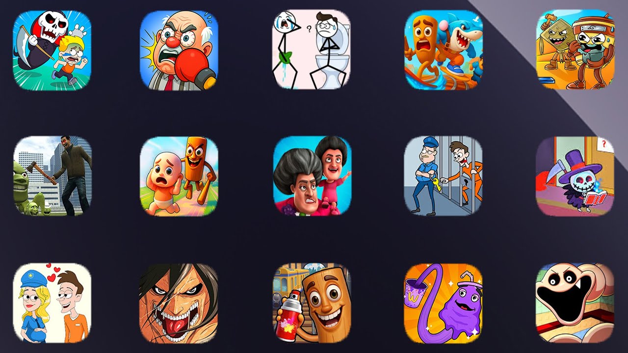 Death Puzzle, Rapid Punch Hero, Save Prisoner, Roblox, Lin Gang Melon, Minecraft, Italian Brainrot .