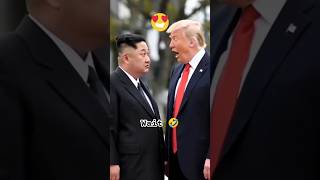 trum &amp; kim jong funny shorts 🤣 #shorts #aifunny #aishorts
