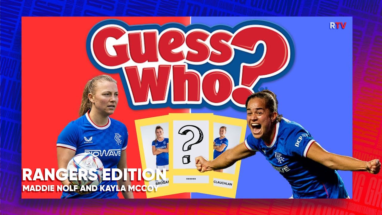 GUESS WHO? | Rangers Edition | Maddie Nolf & Kayla McCoy
