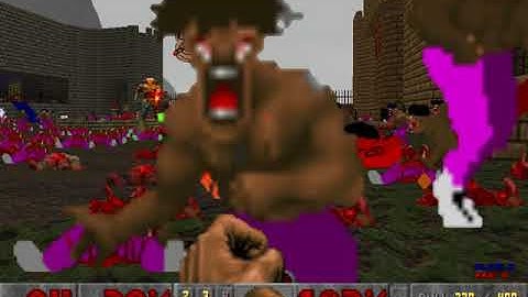 Plaing Doom CTF Vs Monsters in SuperSS Mod