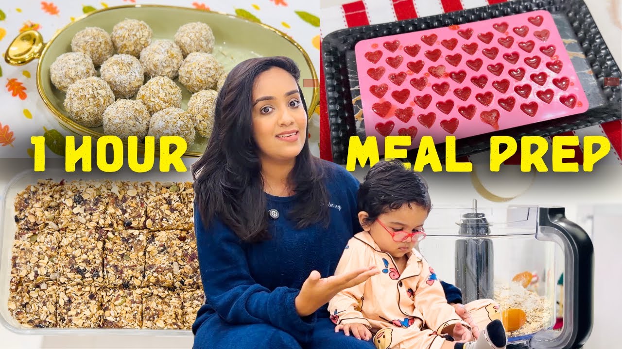 Weekly Toddler Meal Prep in Just 1 Hour (Healthy Snack Ideas)