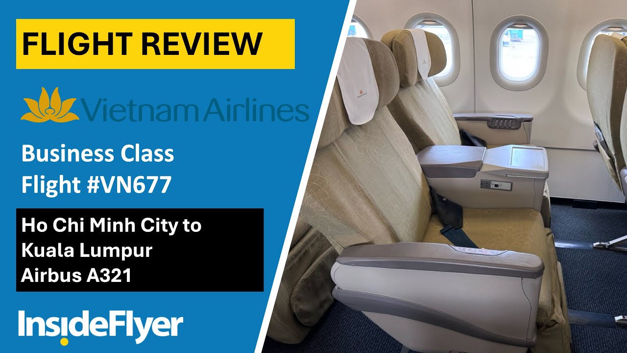 REVIEW | Vietnam Airlines Business Class | Airbus A321 - Ho Chi Minh ...